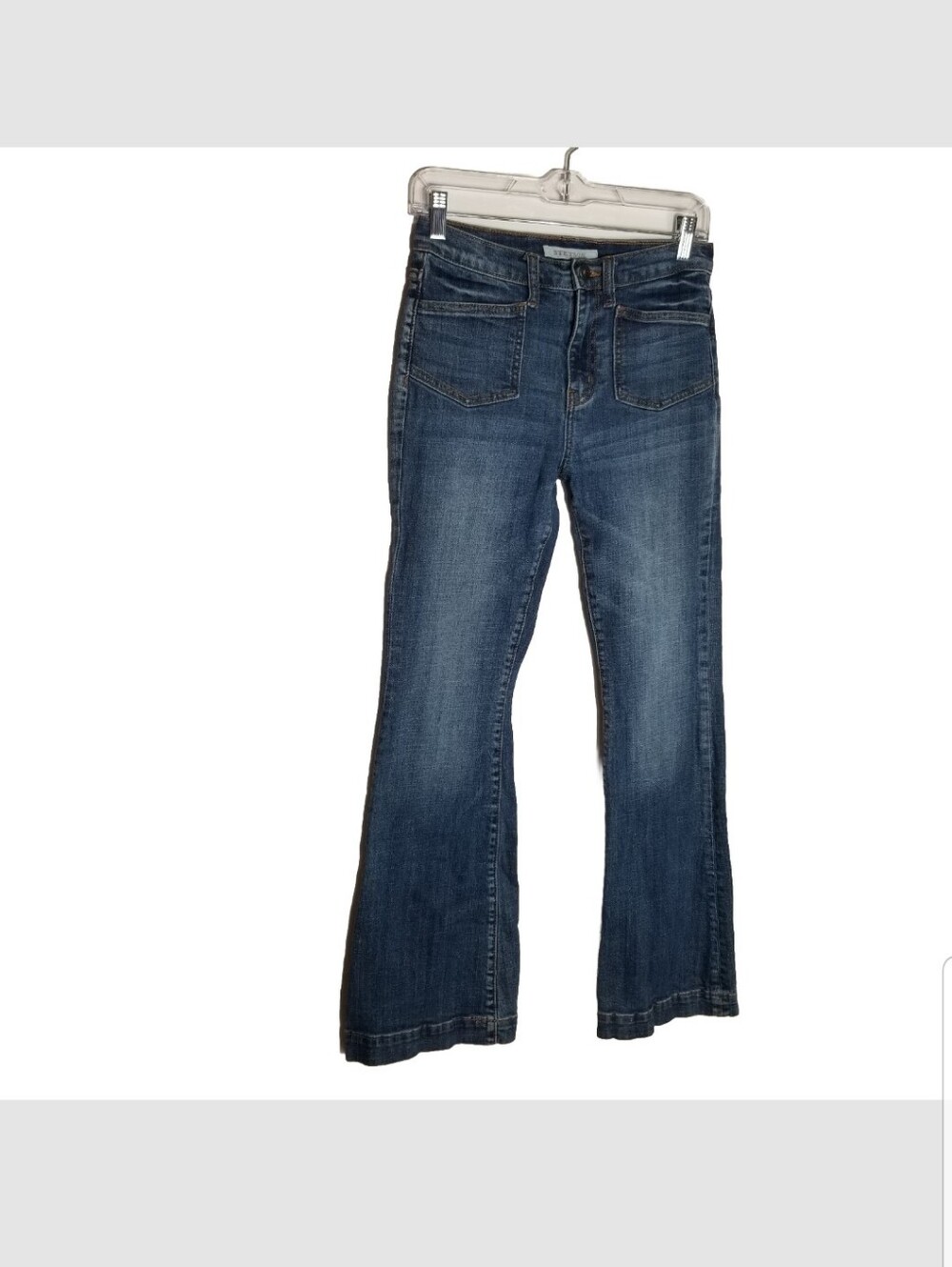 Stetson Jeans Women's Size 6 High Rise Flare Western Blue Denim 27x31
